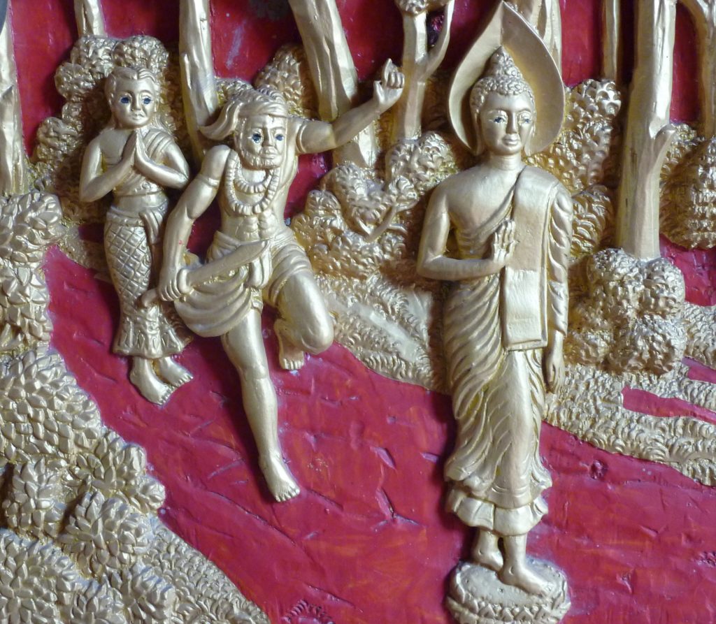 Angulimala Chasing the Buddha,