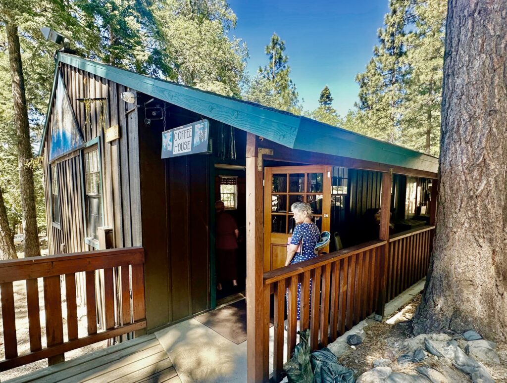 Photo of Coffee shop that will be set up for indoor group meditation. 