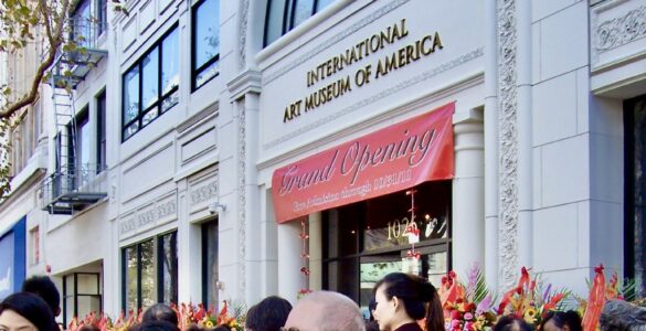 Photo of International Art Museum of America Opening Day.