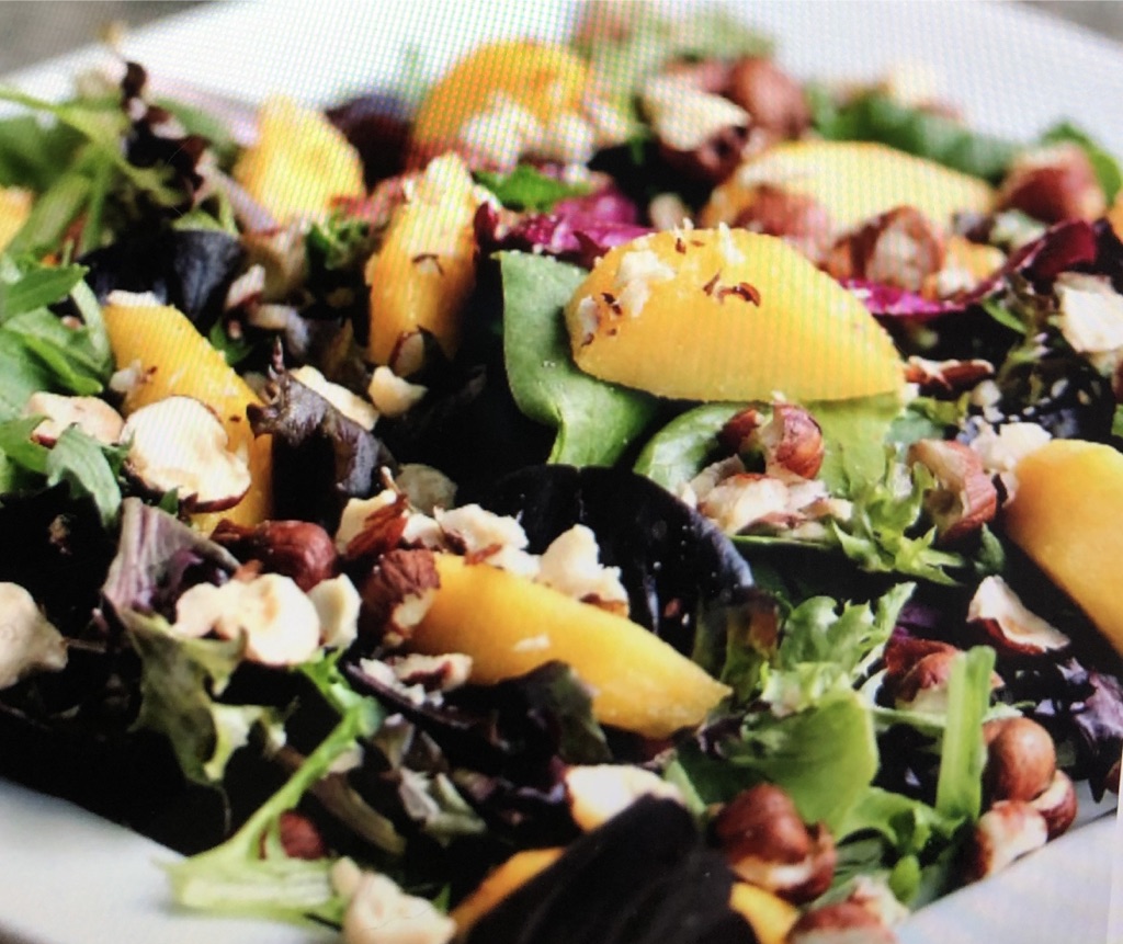 Photo of Wild Rice and Hazelnut Salad with Citrus Dressing.