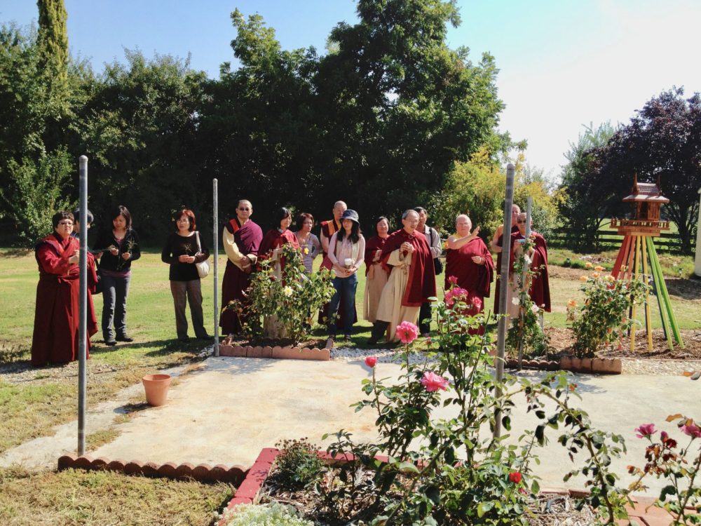 Group visits the Vajra Poles