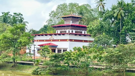 Hoto of Bhutanese Center being constructed at NIIBS in Sri Lanka.