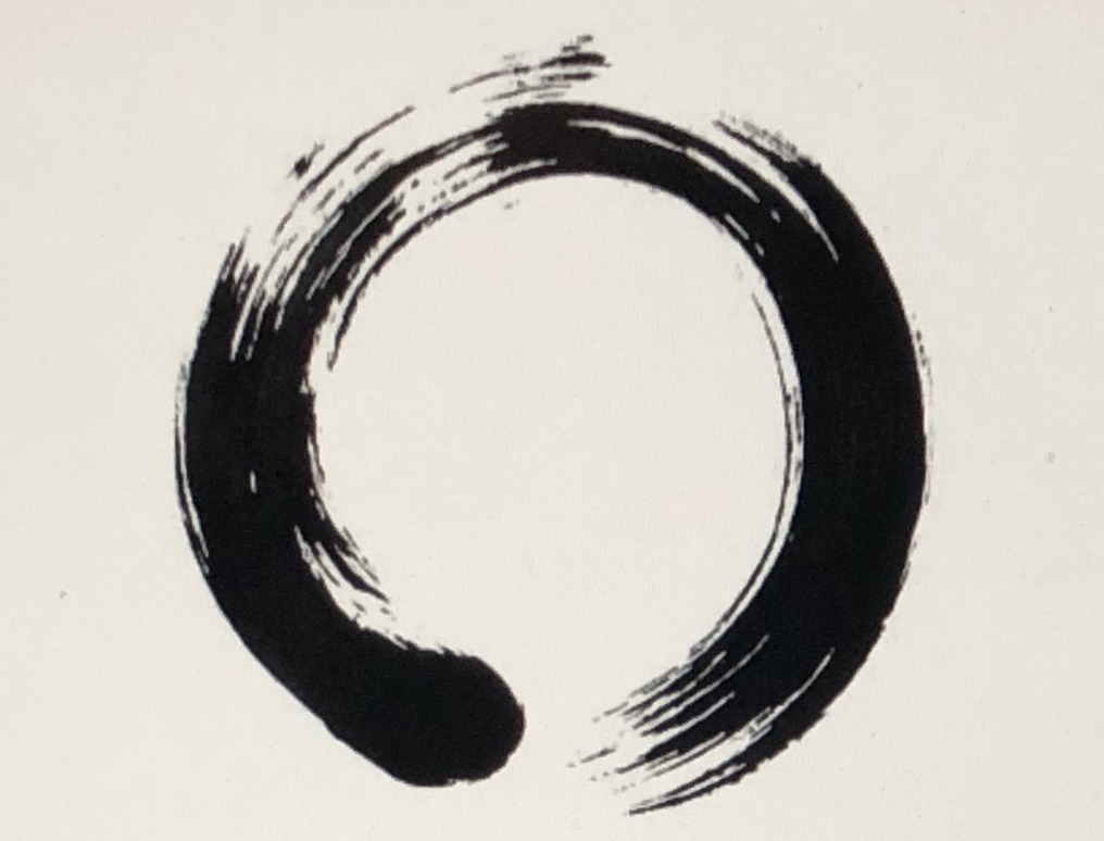 Japanese calligraphy for Zen.