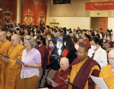 Photo of Dharma Assembly celebrating the birthday of H.H. Dorje Chang Buddha III, Glendale, California, May 30-31. 2025.