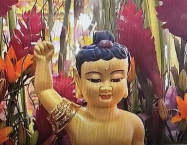 Photo of Bathing Buddha Dharma Assembly, Hua Zang Si, Pasadena, CA.