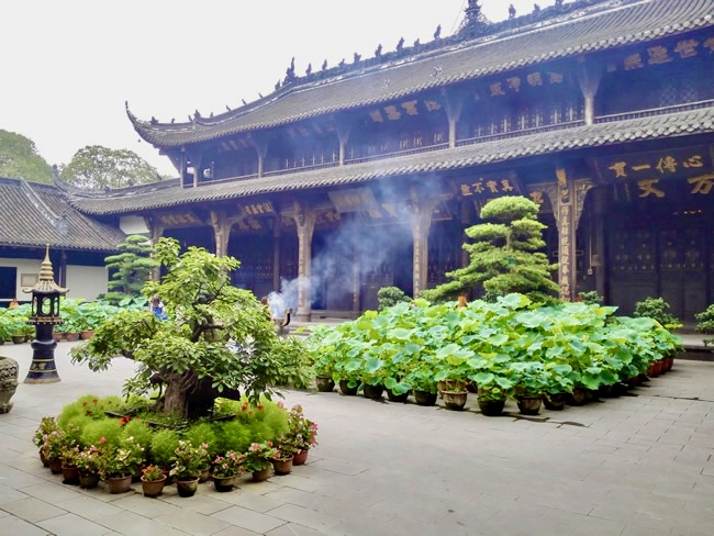 Photo of Baoguang Temple, Chengdu, Sichuan, China. 
