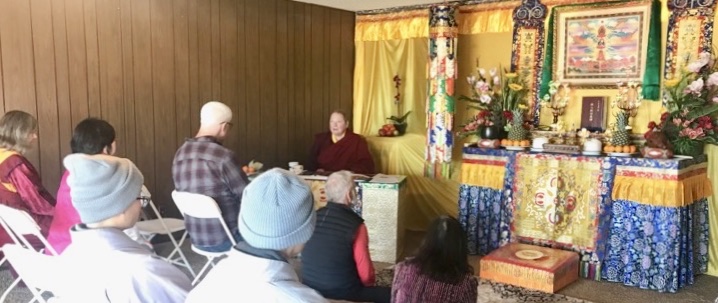 Class held at Heavenly Lake Xuanfa Dharma Center in Hesperia, California on Sunday, January 4, 2020.