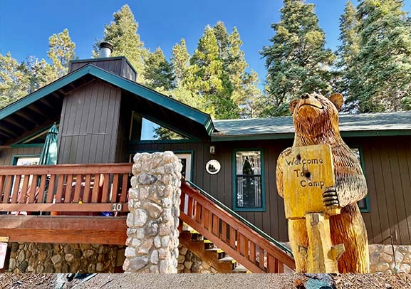 Photo of Craig's Cabin at Camp de Benneville Pines. 