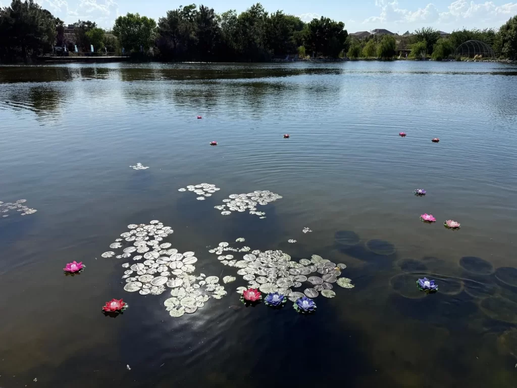 Photo of Holy Heavenly Lake at Buddhist Town, Hesperia, California.  