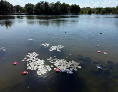 Photo of Holy Heavenly Lake at Buddhist Town, Hesperia, California.