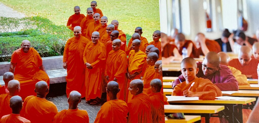 Photo of Under the Buddhist female scholarship program operated by the Bodagama Chandima Nahimi Foundation, scholarsips are granted to Buddhist women for diplomas, degrees, and MA, MPhil, and Phd progrms without any restrictions.