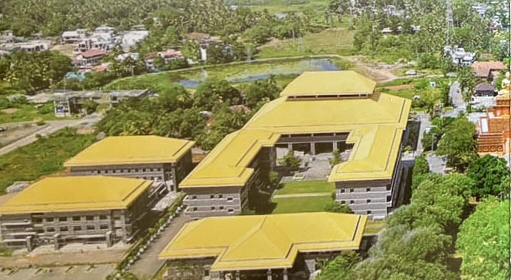 Photo of View of part of the Nagananda Iinternational Institute for Buddhist Studies Campus in Kelaniya, Sri Lanka.