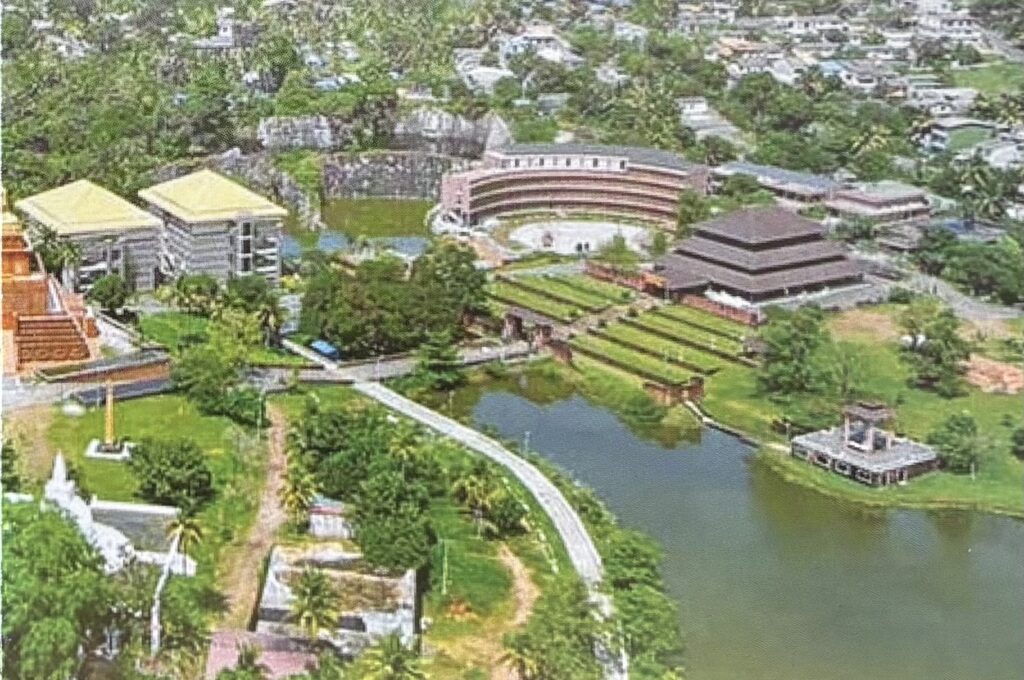 Photo of View of part of the Nagananda Iinternational Institute for Buddhist Studies Campus in Kelaniya, Sri Lanka.