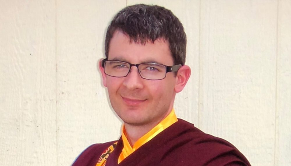 Gongjue Tuji Rinpoche at the Holy Vajrasana Temple near Sanger, California.