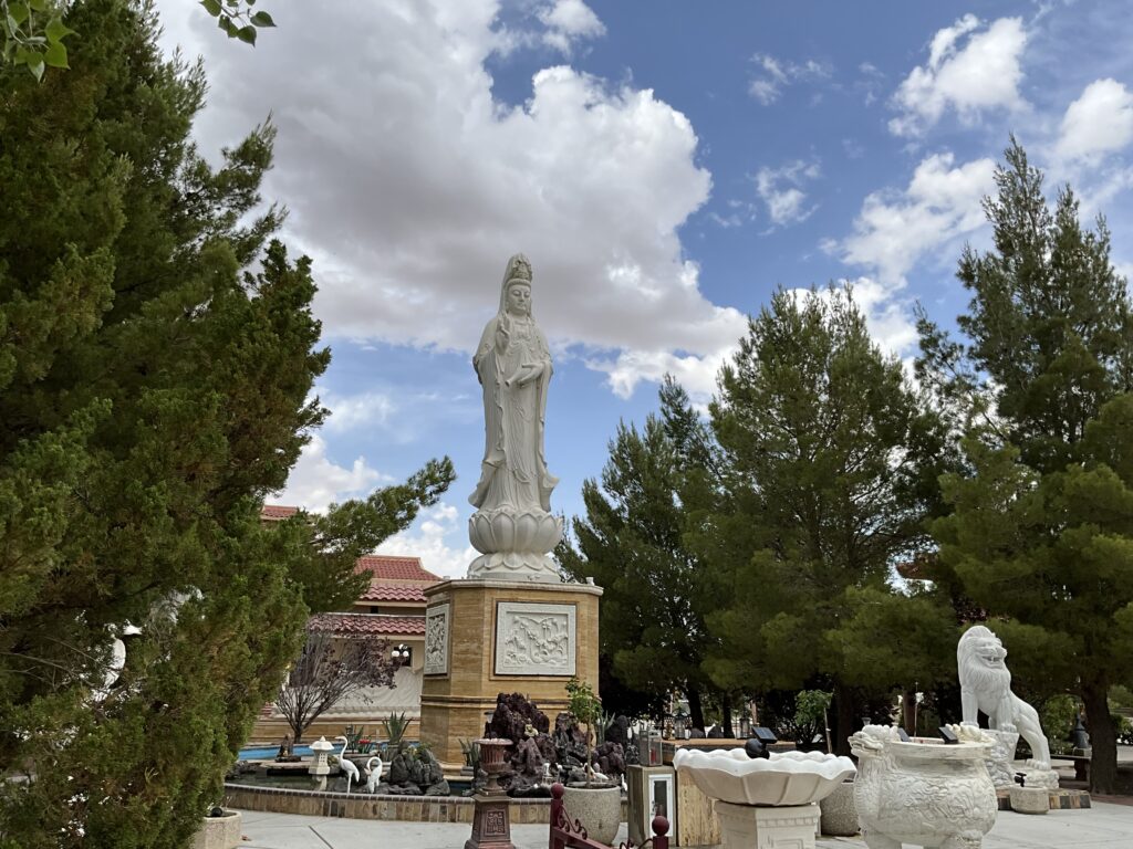 Photo of Thien Vien Chan Nguyen Temple, a Vietnamese monastery and temple near Adelanto, California.