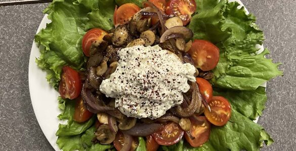 Photo of Lamb Salad with Tzatziki Dressing.