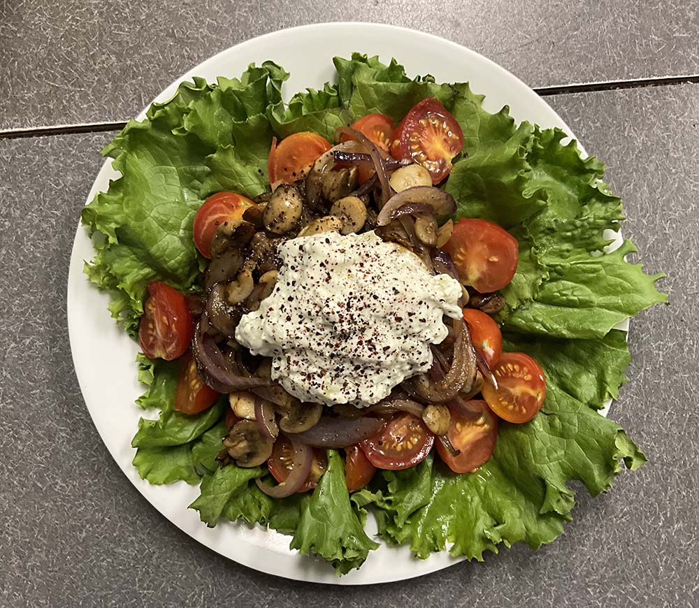 Photo of Lamb Salad with Tzatziki Dressing.