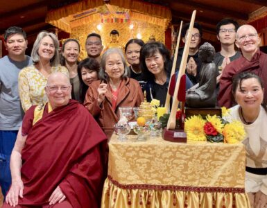Photo of Those attending the October 10-16, 2026 Meditation Retreat, Holy Vajrasana Temple, Sanger, California.