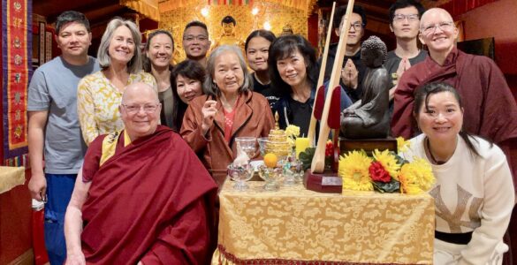 Photo of Those attending the October 10-16, 2026 Meditation Retreat, Holy Vajrasana Temple, Sanger, California.