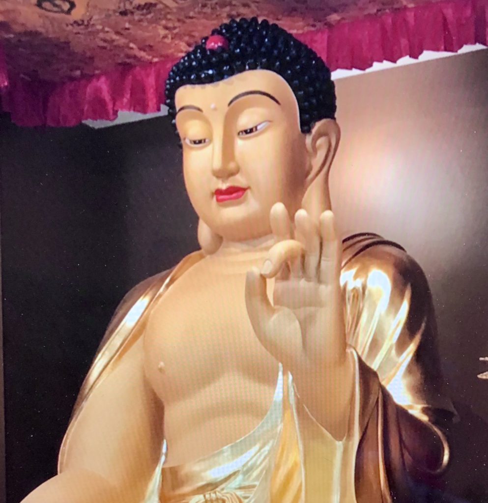 Shakyamuni Buddha at the Holy Miracles Temple, Pasadena, California