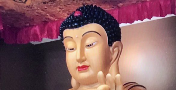 Shakyamuni Buddha at the Holy Miracles Temple, Pasadena, California
