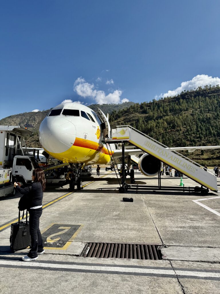 Photo of Bhutan Airlines, only private airline flying to Bhutan.