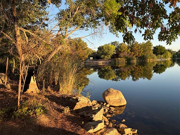 Photo of Sunrise at Holy Heavenly Lake, Hesperia, California.  