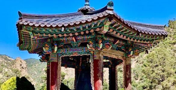 Photo of Bell Pavilion at (Mountain Spirit Center (Tae Go Sa) near Tehachapi, California.