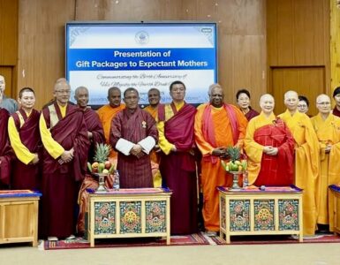 Photo of Delegation from Buddhist Town in Bhutan.