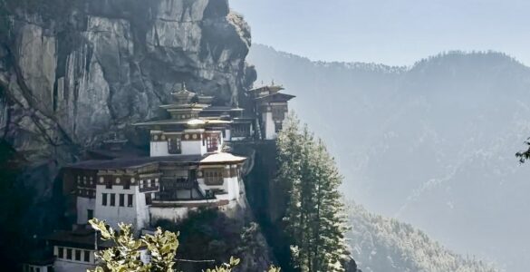 Photo of Guru Padmasambhava's Tiger's Nest retreat, Bhutan.