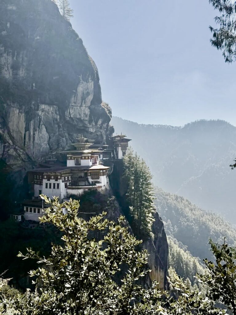 Photo of Guru Padmasambhava's Tiger's Nest retreat, Bhutan.